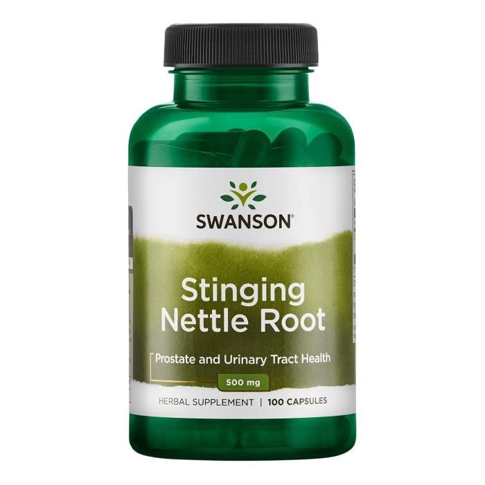 Swanson Stinging Nettle Root 500mg 100 caps kaina pirkti
