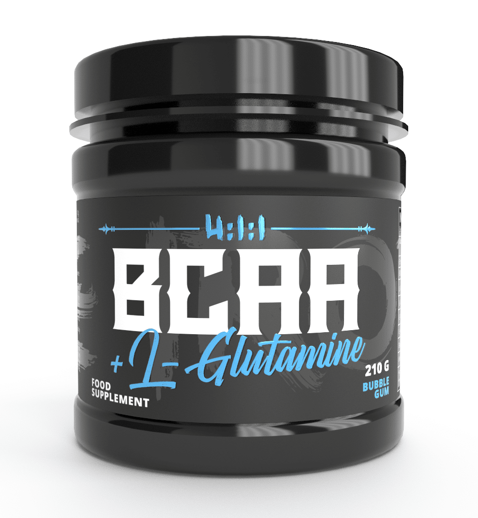 The Iron X bcaa + glutamine bubble gum 210 g kaina