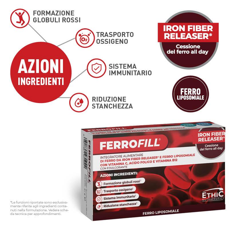 Ethic Nutraceutici Ferrofill 900 mg, 30 tablečių