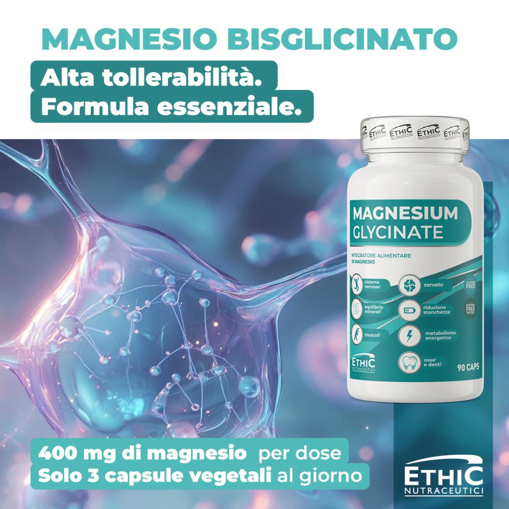 Ethic Nutraceutici™ Magnesium Glycinate 90 kapsulių