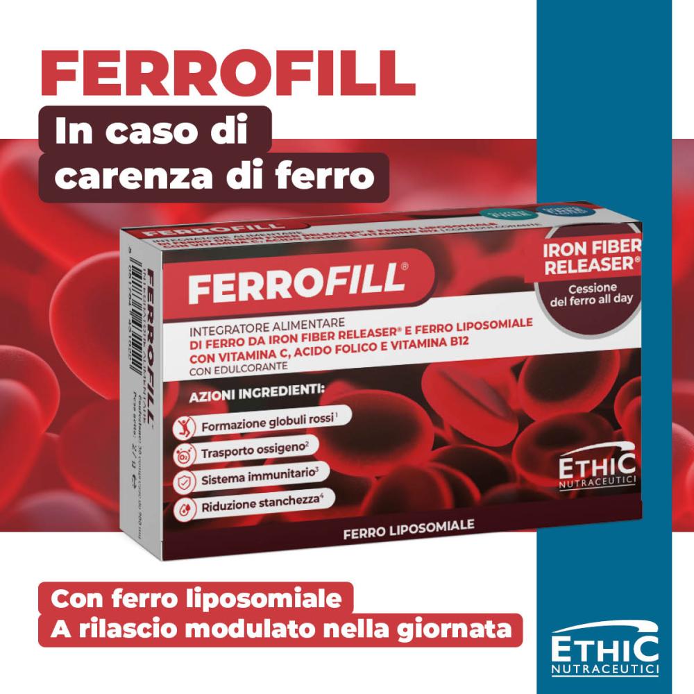 Ethic Nutraceutici Ferrofill 900 mg, 30 tablečių