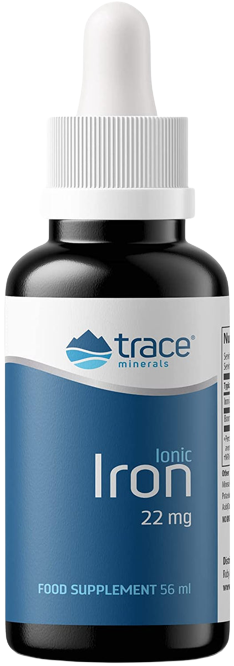 Trace Minerals Ionic Iron, 22mg - 56 ml. kaina