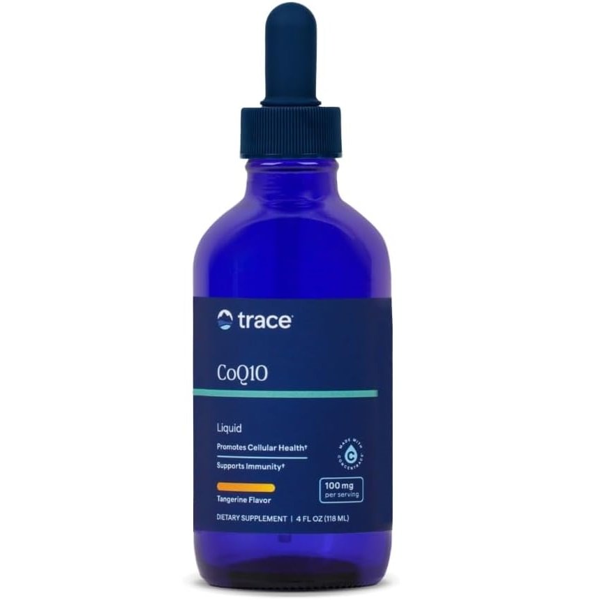 Trace Minerals Liquid CoQ10, 100mg - 118 ml. kaina