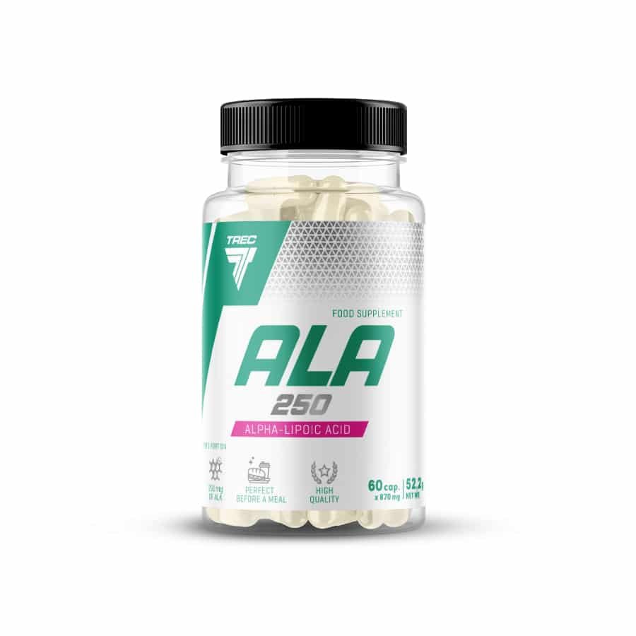 trec ALA 250 60 caps Alfa lipoine rugstis kaina