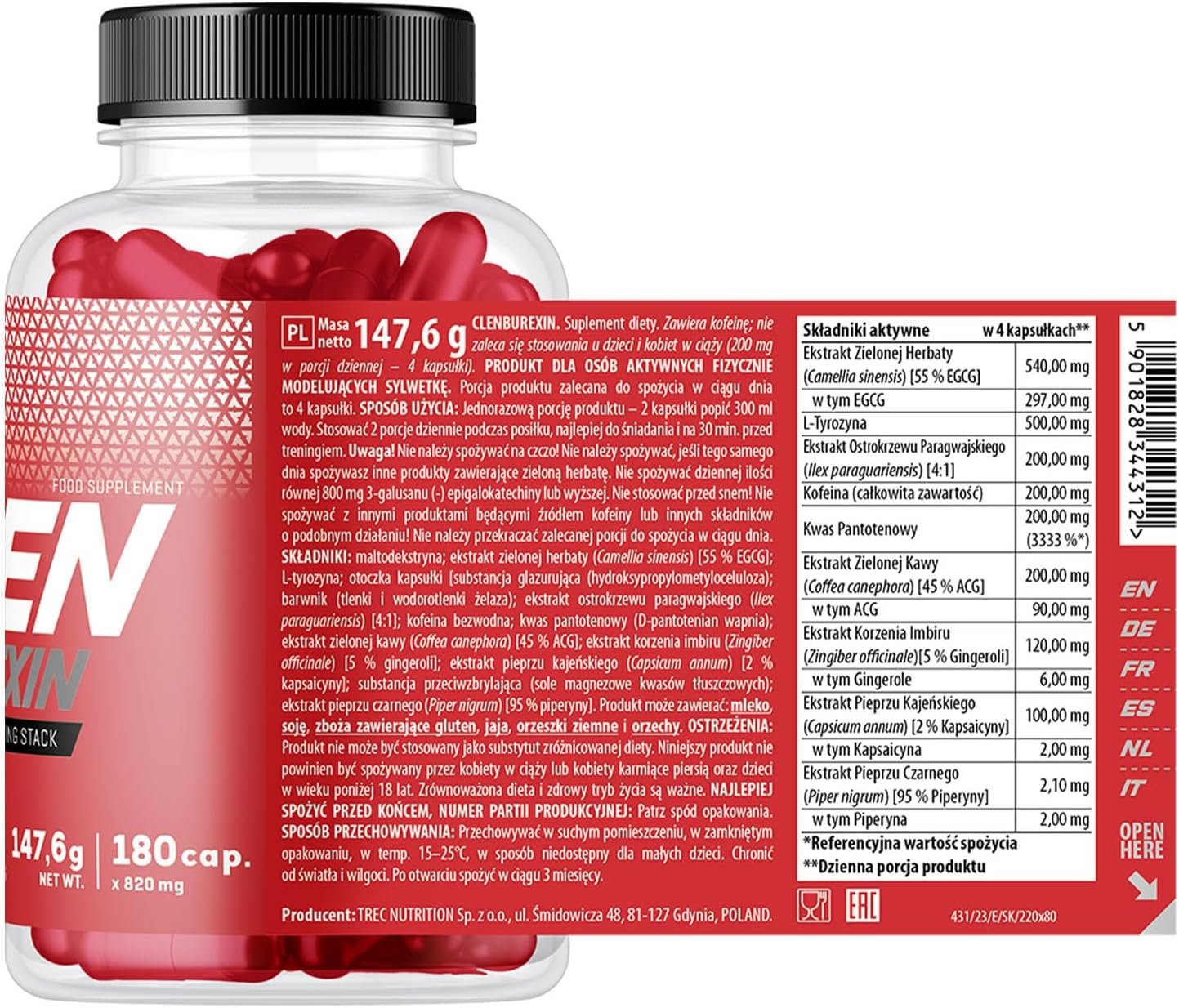 Trec clenburexin sudetis