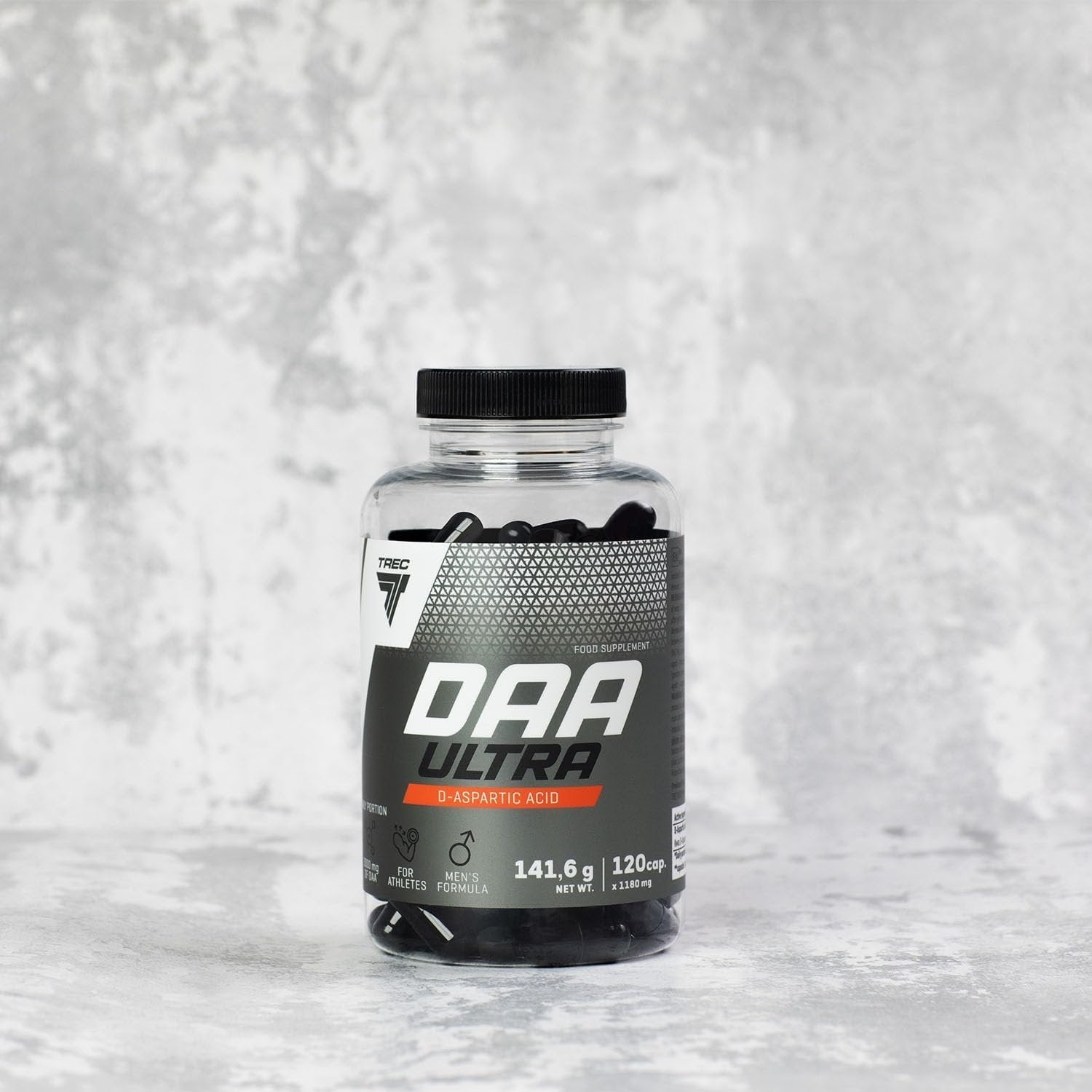 Trec DAA Ultra (120 kapsulių) D-asparto rūgštis baneris