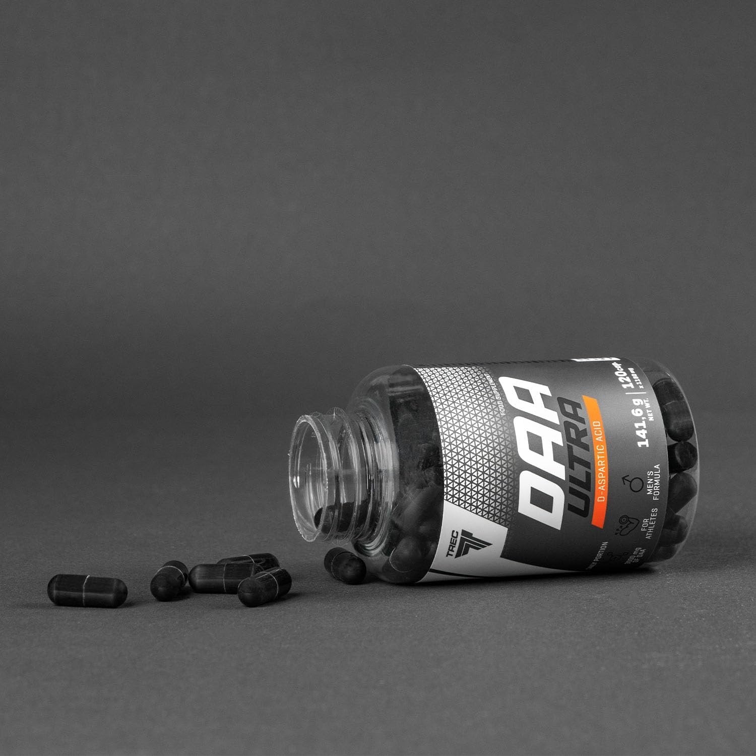 Trec DAA Ultra (120 kapsulių) D-asparto rūgštis kapsules