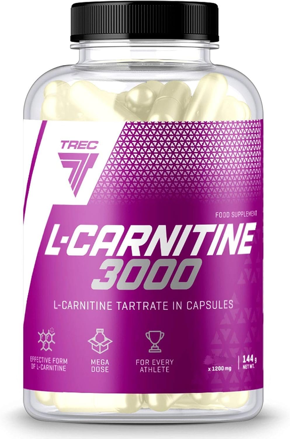 Trec l carnitine 3000 120 caps kaina