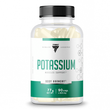 Trec Vitality Potassium 90 caps. kaina