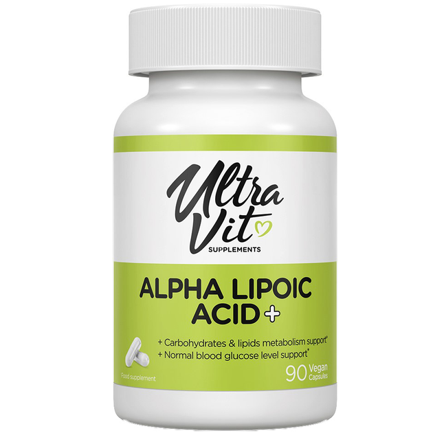 UltraVit Alpha Lipoic Acid 90 caps kaina