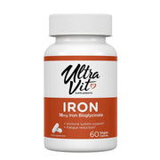UltraVit Iron (Geležies bisglicinatas) – 60 veganiškų kapsulių kaina