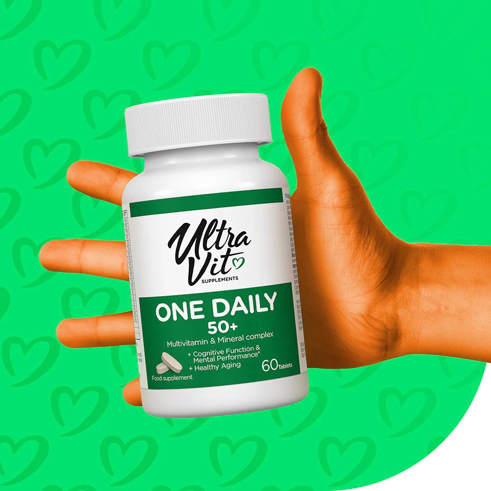 UltraVit OneDaily 50+, 60 caplets baneris