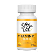 UltraVit Vitamin D3 4000IU 120 softgels kaina