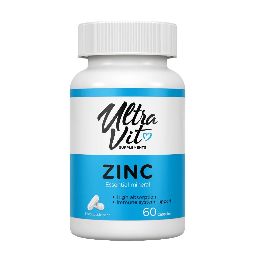 UltraVit Zinc 60 capsules kaina