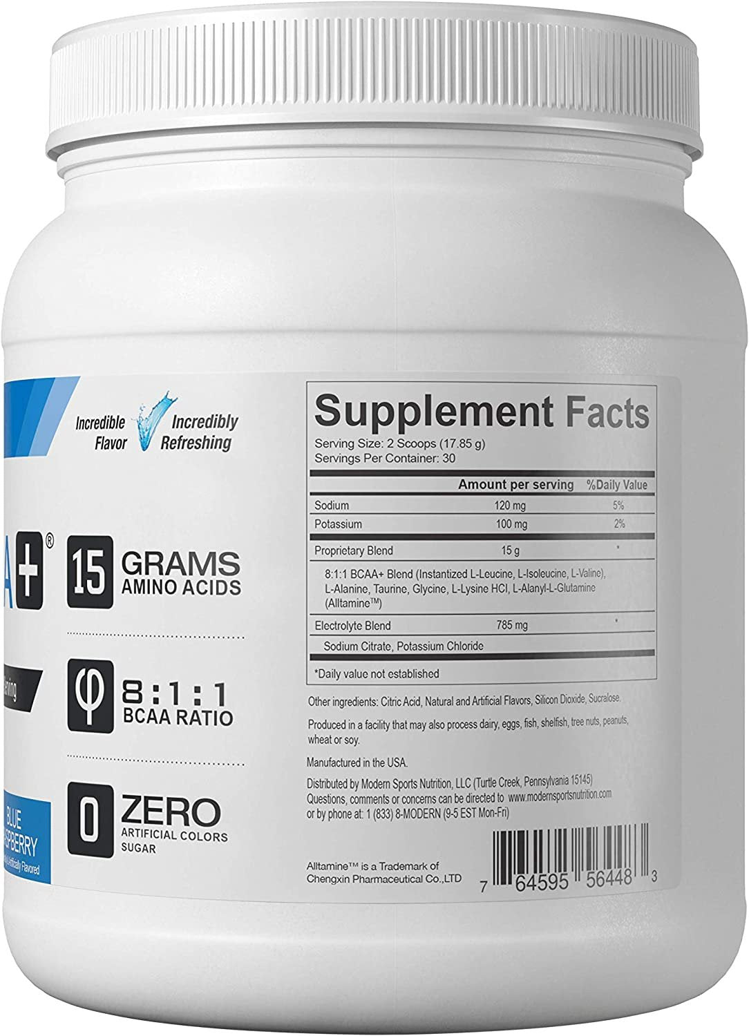 USP LABS Modern BCAA + 535.5 g sudetis