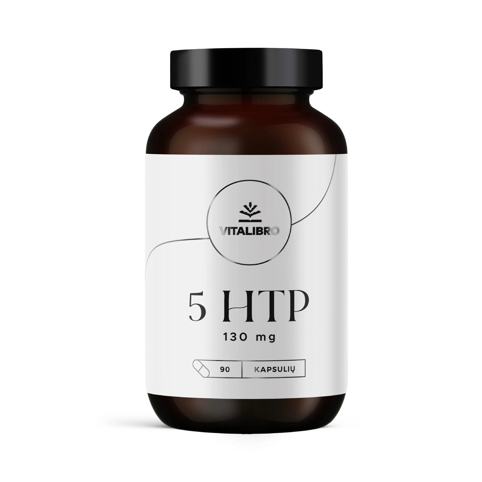 VitaLibro 5-HTP 130 mg - 90 kapsulių kaina