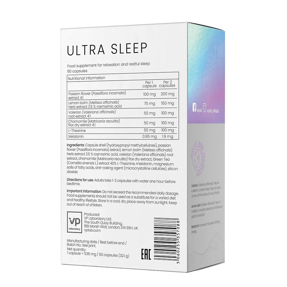 VP Laboratory Ultra Sleep 60 caps sudetis