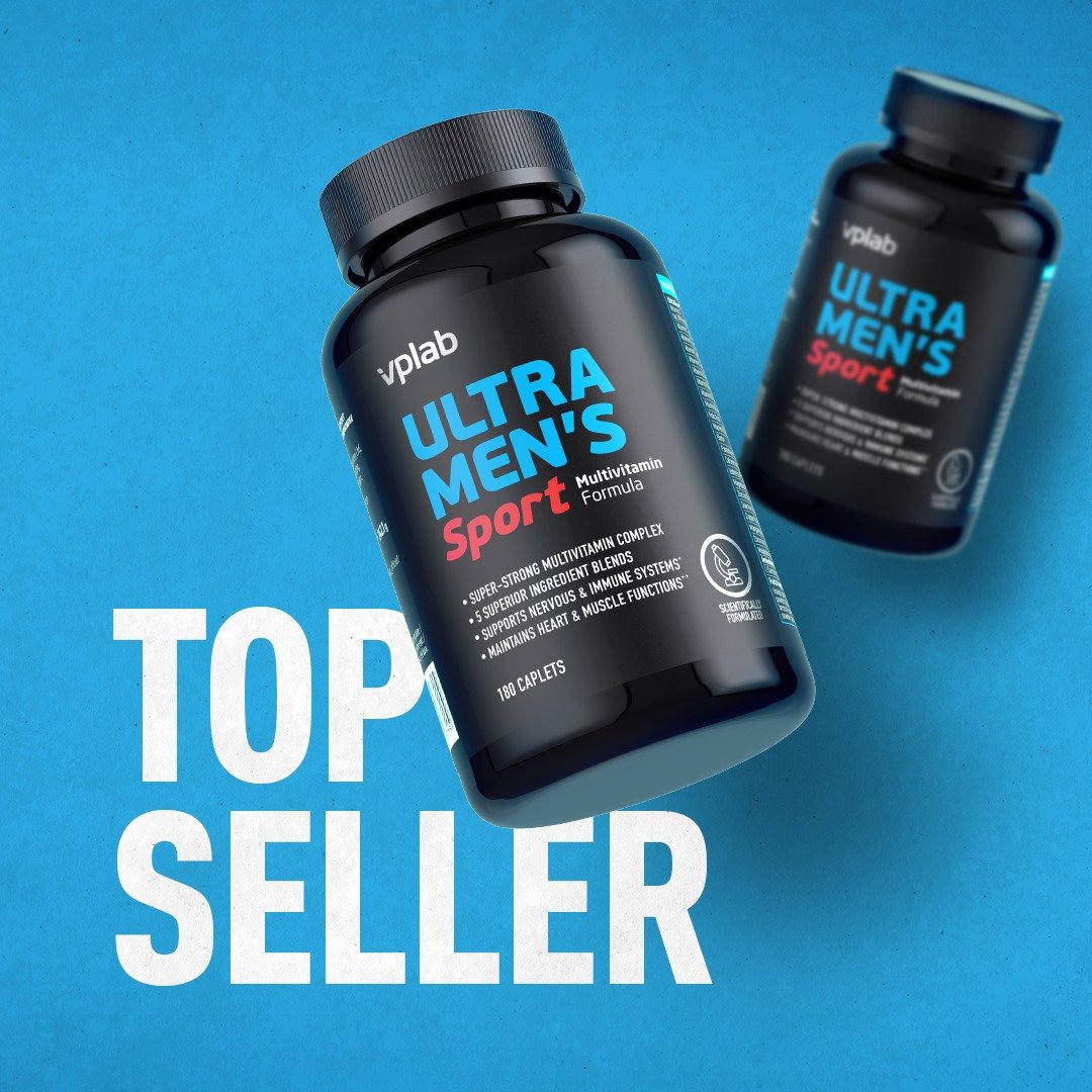 VPLab Ultra Men's Sport 180 caplets baneris