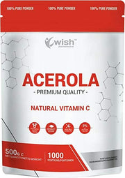 Wish Pharmaceutical Acerola - Natural Vitamin C - 500 g