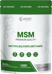 WISH PHARMACEUTICAL MSM 500g kaina