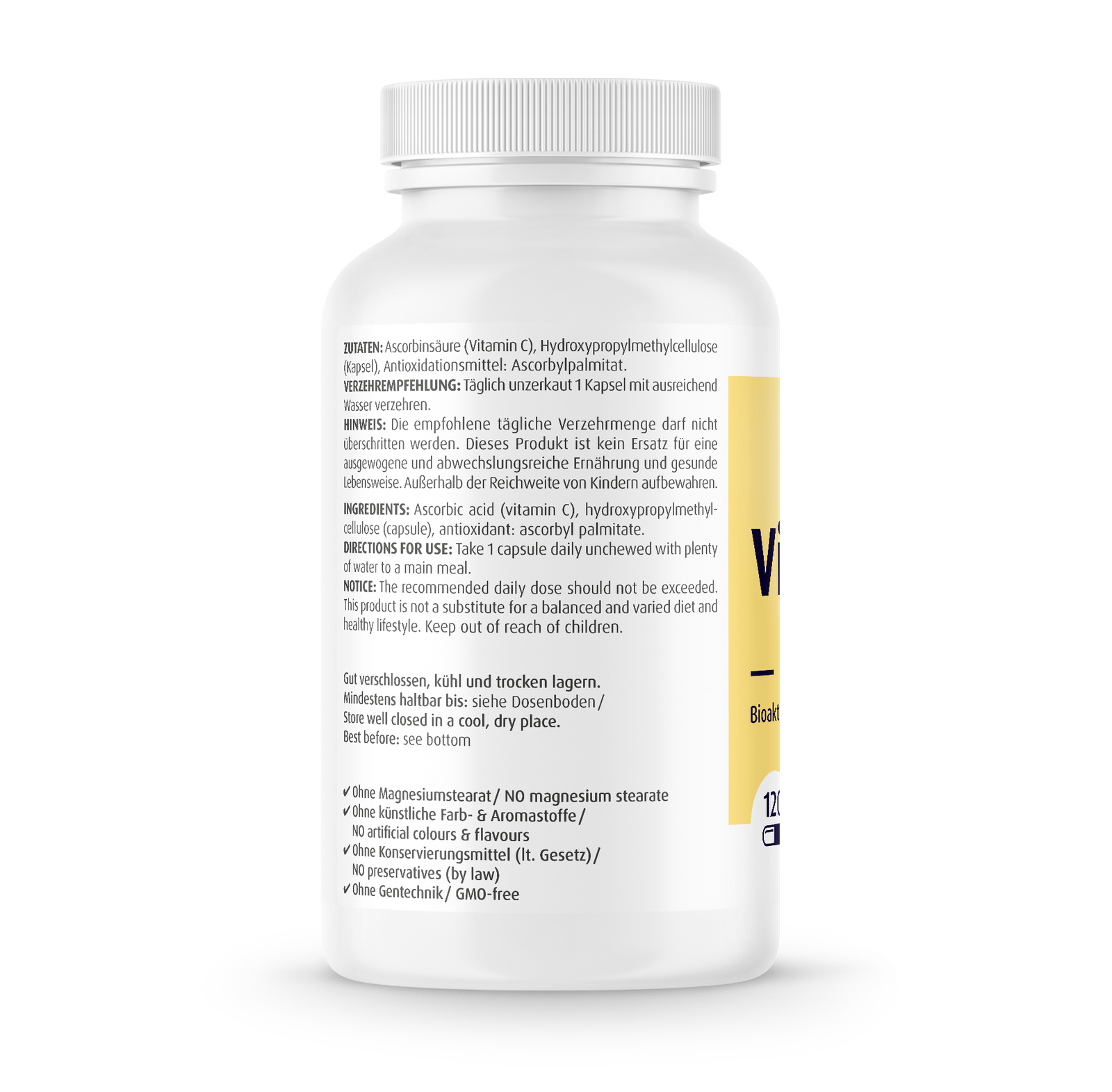 Zein Pharma Vitamin C 1000 mg 120 caps vartojimas