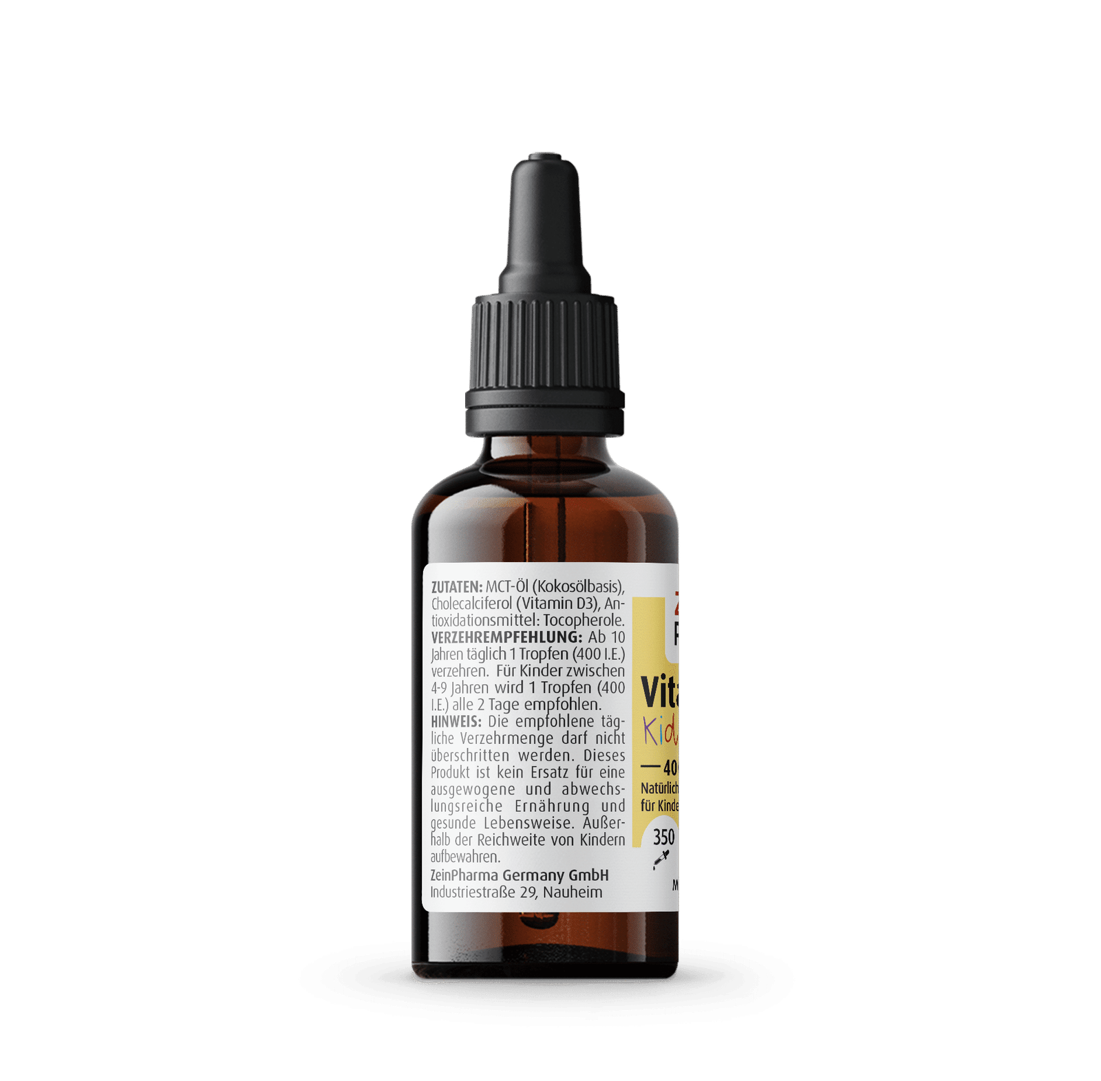 Zein Pharma Vitamin D3 Drops For Kids, 400IU - 10 ml. vartojimas