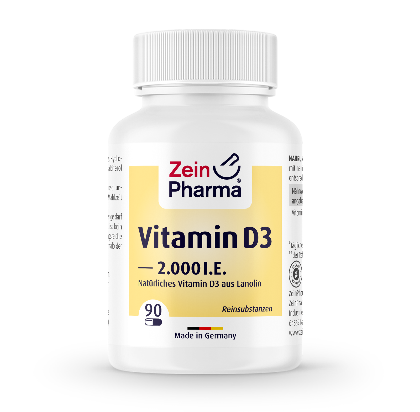 ZeinPharma Vitamin D3 2000 IU 90 caps kaina akcija pigu