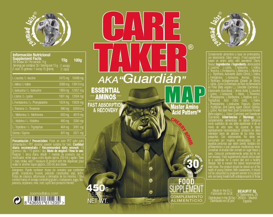 ZOOMAD CARETAKER®MAP – 30 SERVING EAA CHERRY BOMB sudetis