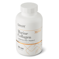 OstroVit Marine Collagen with Hyaluronic Acid and Vitamin C 120 caps Kolagenas su Hialuronu ir vit C - Image 2