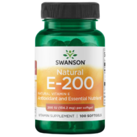 Swanson Natural Vitamin E 200IU 100 softgels
