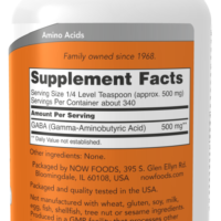 NOW Foods Gaba Pure Powder 170g - Image 2