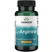 SWANSON L-ARGININAS, 500 mg, 100 kapsulių
