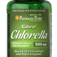 Puritans Pride Natural Chlorella 500mg 120 tabl.