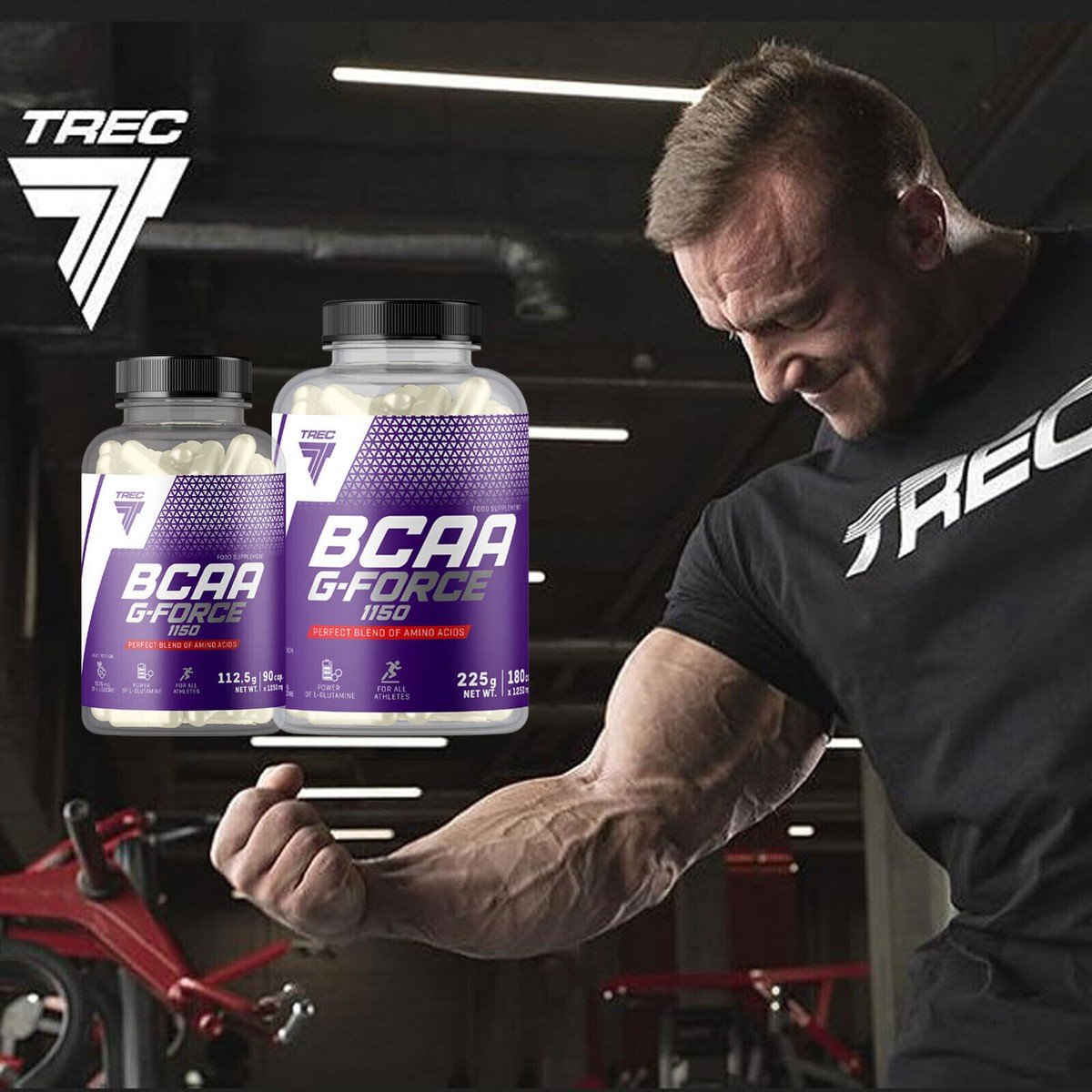 Trec BCAA G-FORCE 1150 – 90/180 Capsules - Image 3