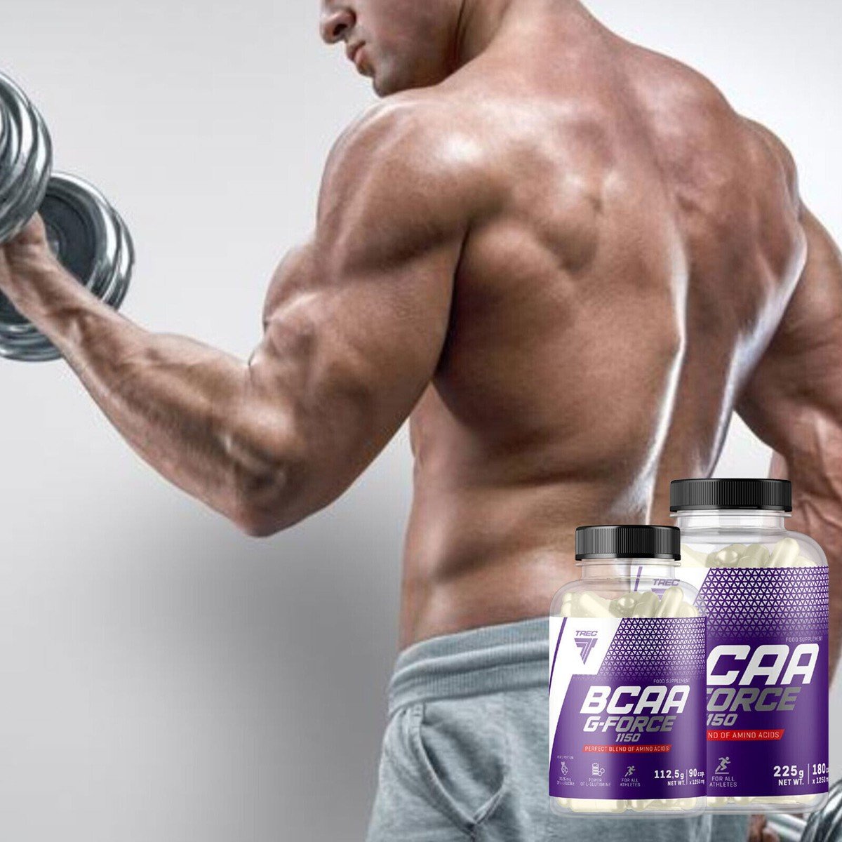 Trec BCAA G-FORCE 1150 – 90/180 Capsules - Image 5