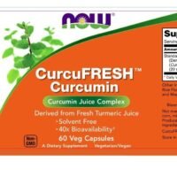 NOW CurcuFRESH Curcumin, Capsules - 60 vcaps | Kurkuminas - Image 2