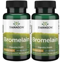2x Swanson Bromelain 500mg 60vcaps