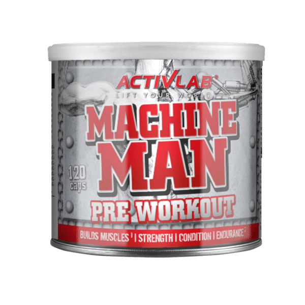 Activlab Machine Man Preworkout 120 Caps Muscleshop Aukščiausios Kokybės Maisto Papildai 0914