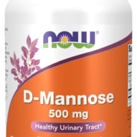 NOW Foods D-Mannozė 500 mg 120 veg. kapsulių