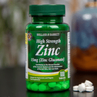 Holland & Barrett High Strenght Zinc Gluconate 15mg 100 - 250 tabs | Cinko Gliukonatas - Image 2