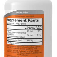 NOW Foods N-Acetyl-Cysteine 600mg 100vcaps - NAC - Image 3