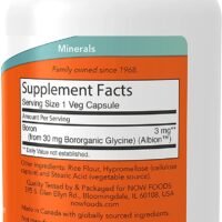 NOW Boras 3mg 250 veg. kaps. - Image 2