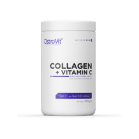 OstroVit Collagen + Vitamin C 400 g Hidrolizuotas Jautienos Kolagenas su vitaminu C - Image 4