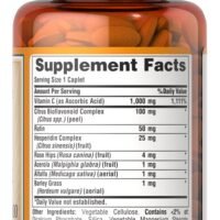 Puritan's Pride Super C 1000 Complex 100 Coated Caplets - Image 2