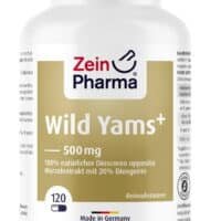 Zein Pharma Wild Yams Plus, 500mg - 120 caps - Image 3