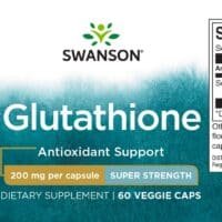 Swanson Reduced Glutathione Double Strength 200 mg  60 vcaps - Image 2