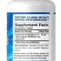 Puritan's pride Probiotic Acidophilus - 100 caps. - Image 3