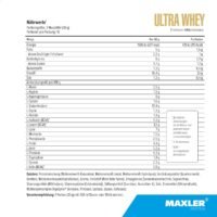 Maxler Ultra Whey - Protein 300g can - Image 10