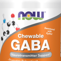 NOW Foods Gaba Chewable with Taurine, Inositol and L-Theanine - 90 chewables