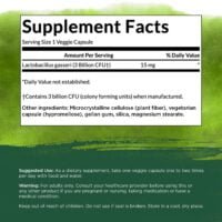 Swanson Probiotics Lactobacillus Gasseri 3 Billion CFU 60 Capsules - Image 5